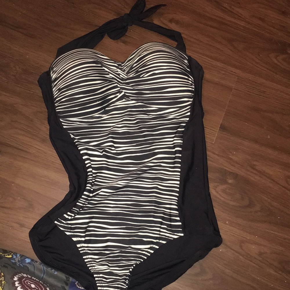 Black and white one piece!